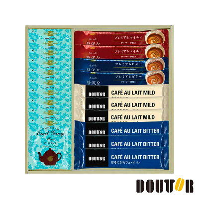 ドトール バラエティセット(DOM-AO)【スティックコーヒー/DOUTOR/インスタントコーヒー/珈琲//ティーバック/ドトールコーヒー/紅茶/カフェラテ/美味しい/ご挨拶/内祝い/ギフト/お中元/お歳暮】<B5>