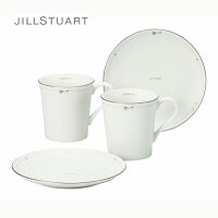 ジルスチュアート ペアモーニング（41635-33357）【ペアマグカップ/ペアデザートプレート/JILLSTUART/ブランド/ナルミ/洋食器/日本製/テーブルウェア/ペア/結婚祝い/ギフト】