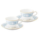 ノリタケ レースウッドゴールド ティーコーヒー碗皿ペアセット (1507L/Y6578A)【お中元 Noritake ノリタケ 食器 洋食器 テーブルウエア ノ...