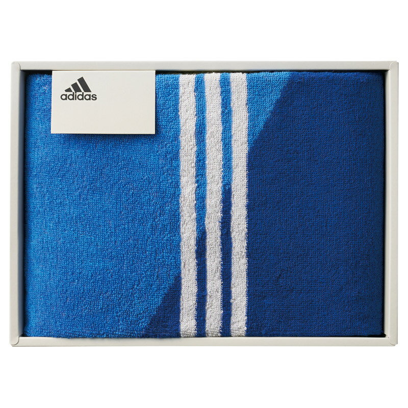 アディダス コレクト フェイスタオル(AD-1590)ブルー【ブランド メンズ スポーツ タオルセット ギフト 内祝い お返し お祝い 出産 結婚 のし 包装 ...