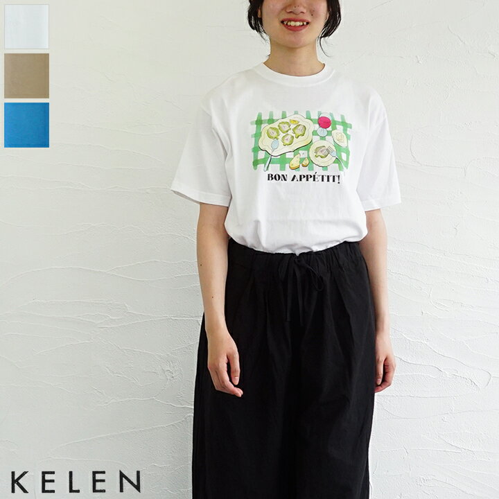 乐天商城 - 【sale40%off】【返品不可】【送料無料】kelen（ケレン）Marie Watanabe コラボTシャツ“ARTI”