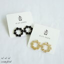 【送料無料】si-si-si comfort（スースースーコンフォート）BUFFALO HORN FLOWER RING PIASU　バッファローホーンフラワーリングピアス