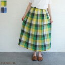 【sale50%off】【返品不可】【送料無料】FANEUIL(ファヌル)チェックスカート