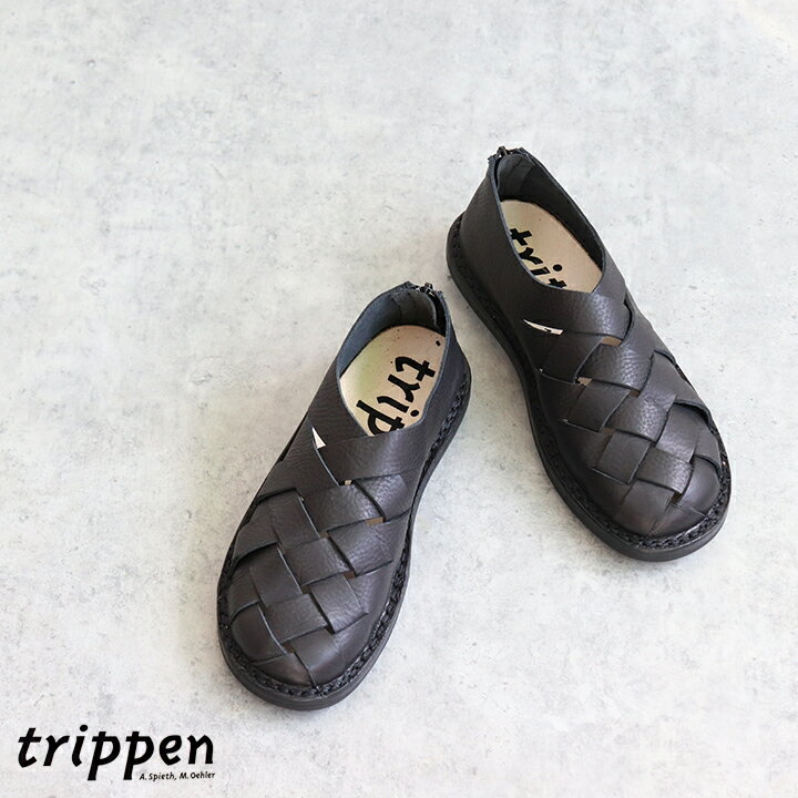 trippen（トリッペン）カーフレザーメッシュシューズ"PUSH"