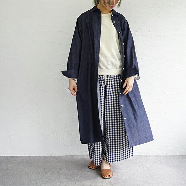 カジュアル ワンピース シンプル 大きいサイズ フランスの レトロ ウエストの ドレス 女性用 2024夏の新 スタイル ブルーの ゆったり スリム シャツ