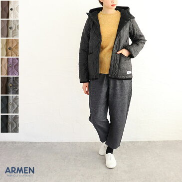 【sale20%off】【返品不可】【送料無料】ARMEN(アーメン)リバーシブルキルティングジャケット