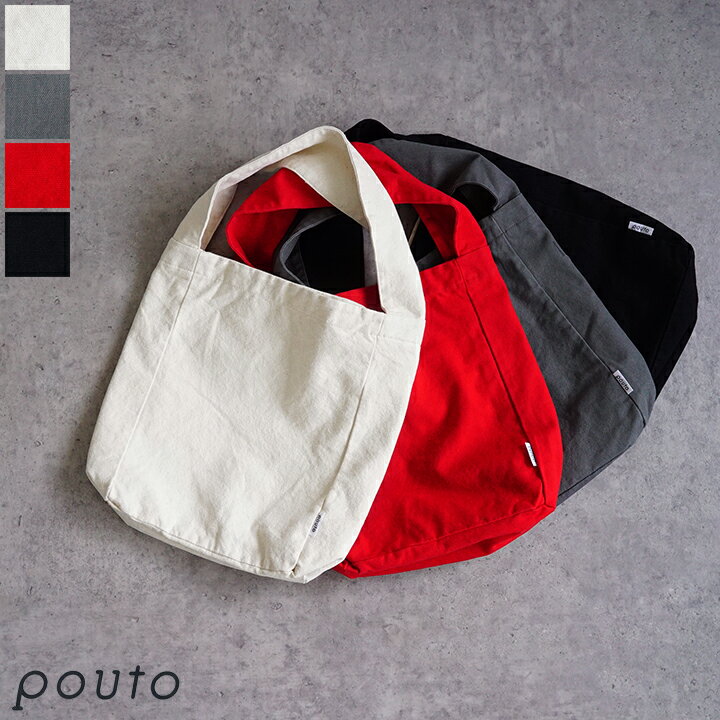    pouto |Eg CANVAS SINGLE TOTE