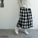 【送料無料】YARRA (ヤラ)ウールガーゼギャザースカート