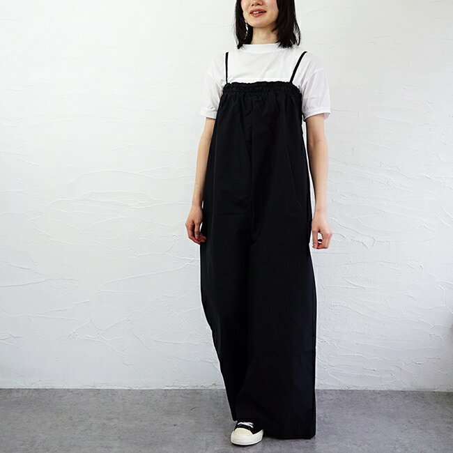 【送料無料】UNIVERSAL TISSU（ユニヴァーサル ティシュ）コットンナイロンタイプライターサロペット