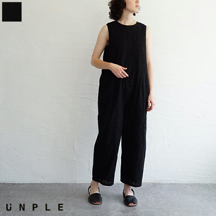 乐天商城 - 【送料無料】UNPLE(アンプル) カットワーク刺繍オールインワン