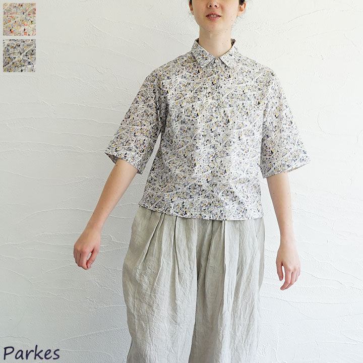 乐天商城 - 【送料無料】【ゆうパケット対応】Parkes（パークス) 飛行機シャツ