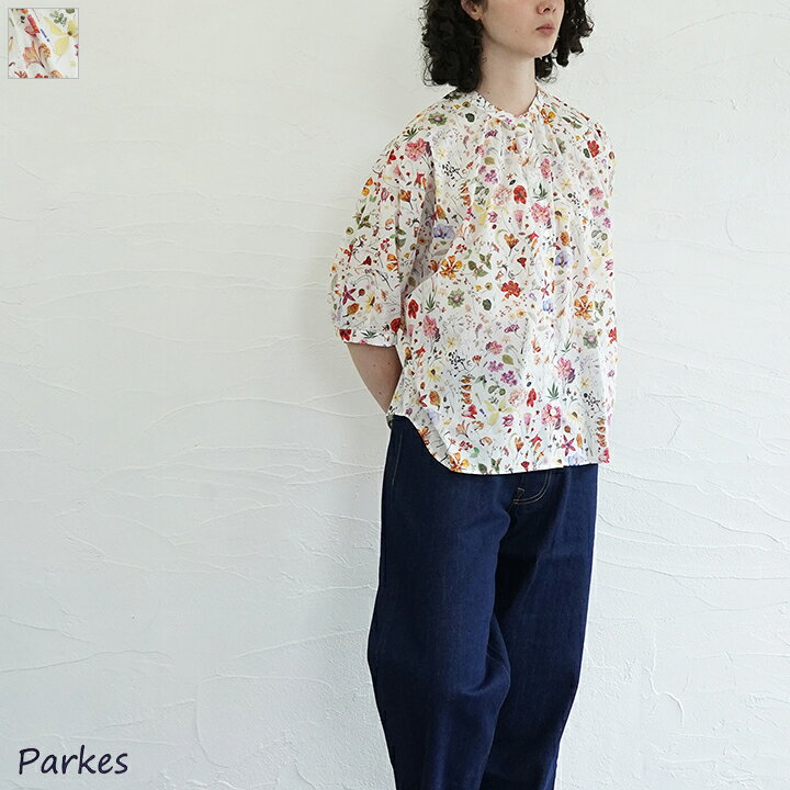 楽天市場】parkes リバティ（シャツ・ブラウス｜トップス