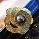 【sale 入園式 卒園式 入学式 卒業式 お花見】ブローチ 花 フラワー 真珠 淡水パールサイズ:30×30mmパール:12mm重さ8.6g6月の誕生石 魔除のストラッププレゼントレディースジュエリー アクセサリー プレゼントかわいい オフィス キレイ おしゃれ 大人