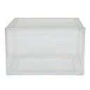 クリアシューズボックス 4個セット - Stackable Shoe Box 4PK