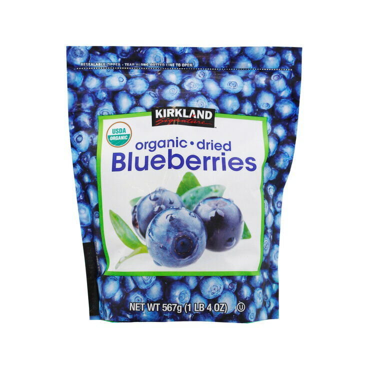 カークランドシグネチャー オーガニック ドライブルーベリー 567g - Kirkland Signature Organic Dried Blueberries 567g