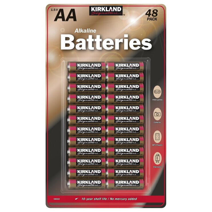 カークランドシグネチャー　アルカリ単3乾電池 48本 - Kirkland Signature Alkaline Battery AA 48 Pack