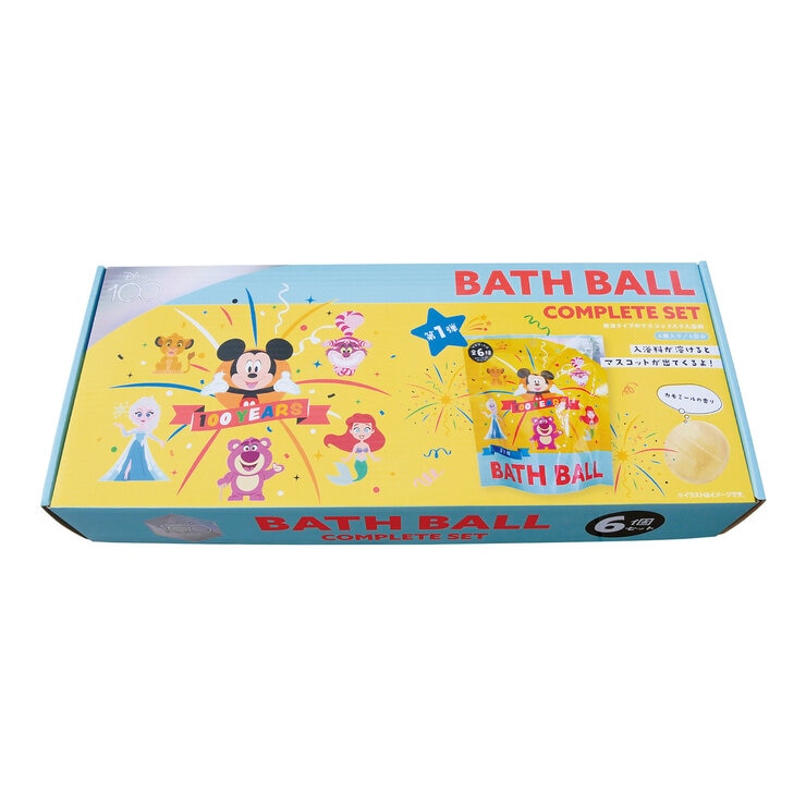 楽天コストホールストアバスボール 6個セット Disney100 - Kids Bath Ball 6PC Disney 100