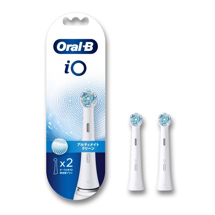 ブラウン オーラル-B iOシリーズ専用替えブラシ アルティメットクリーン 2本入 - BRAUN ORAL-B iO ULTIMATE CLEAN Replacement Brush Heads 2PK