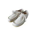 クラークス メンズ ワラビー オフホワイト - Clarks Mens Wallabee Off White