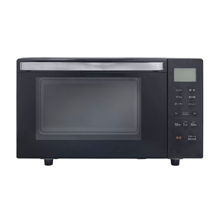 【スーパーSALE対象 10%オフ！】YAMAZEN 18L オーブンレンジ YRJ-F182TV(B) - YAMAZEN 18L Microwave YRJ-F182TV(B)