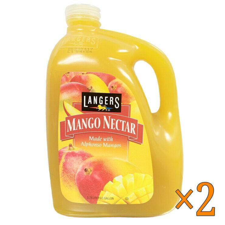 ランガース マンゴーネクター 3.78L ×2セット - LANGERS Mango Nectar 3.78L ×2set