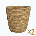 バスケット 鉢カバー ×2セット - Basket Planter Cover ×2set