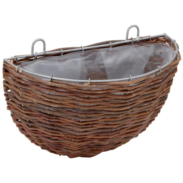 ラタンウォールハンギングバスケット 5個入 - WALL HANGING BASKET 5PK