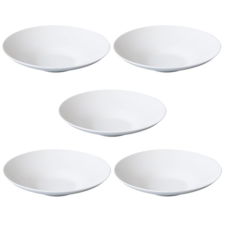 ʥ ǥ ץ졼 22cm 5 å - Narumi Deep Plate 22cm 5pc Set