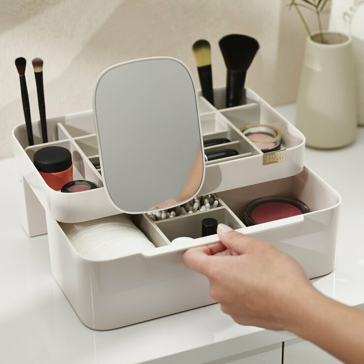 ジョセフジョセフ ビバ コスメティックオーガナイザー ラージサイズ ミラー付き - Joseph Joseph Viva Cosmetic Organizer Large with Mirror 3