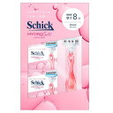 Schick(シック) ハイドロシルク クラブパック 本体刃付 + 替刃8個 - Schick HYDRO Silk Club Pack Holder with blade + Cartridge