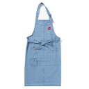 ヘインズ フラッグ刺繍デニムエプロン - HANES DENIM APRON