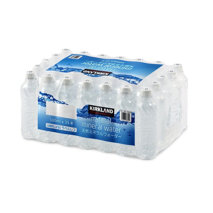 カークランドシグネチャー 天然ミネラルウォーター ラベルレス 500ml x 35本 - Kirkland Signature Natural Mineral Water Labelless 500ml x 35 frikstore-10003362 コストホールストア サンプル画像3