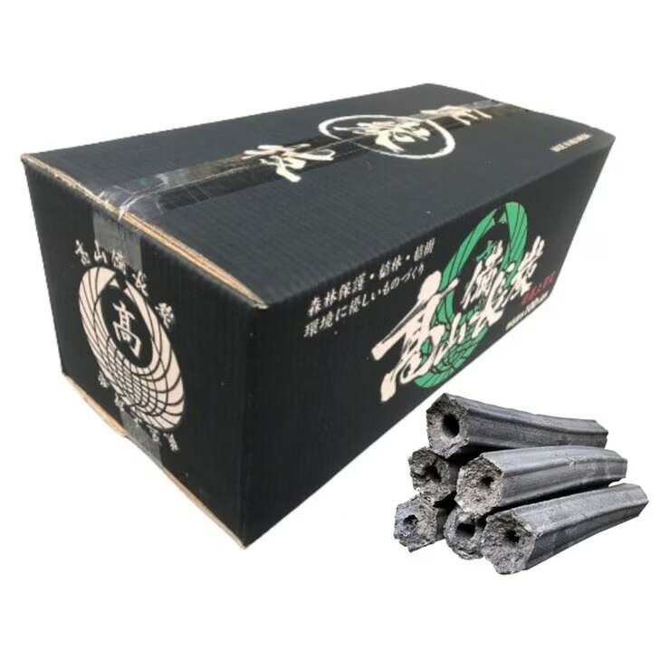 高山備長炭 オガ炭 10キロ - Takayama Binchotan Oga Charcoal 10 kg