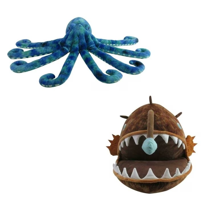 Rakuten - ゴーファ 海の生き物 ぬいぐるみ - Goffa International Corp Sea Animals Plush 2 Assrt