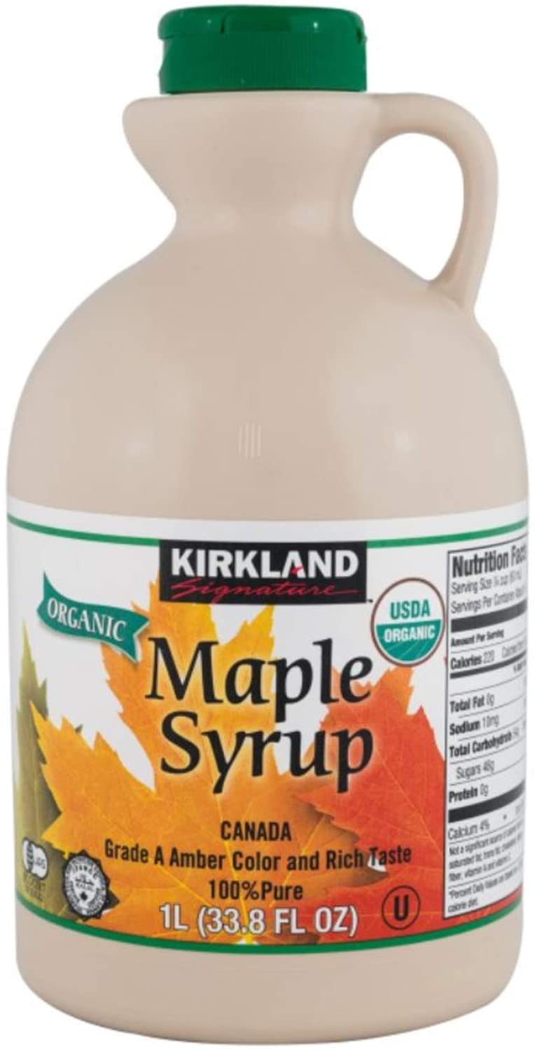 カークランドシグネチャー オーガニックメープルシロップ 1329g - Kirkland Signature Organic Maple Syrup 1329g