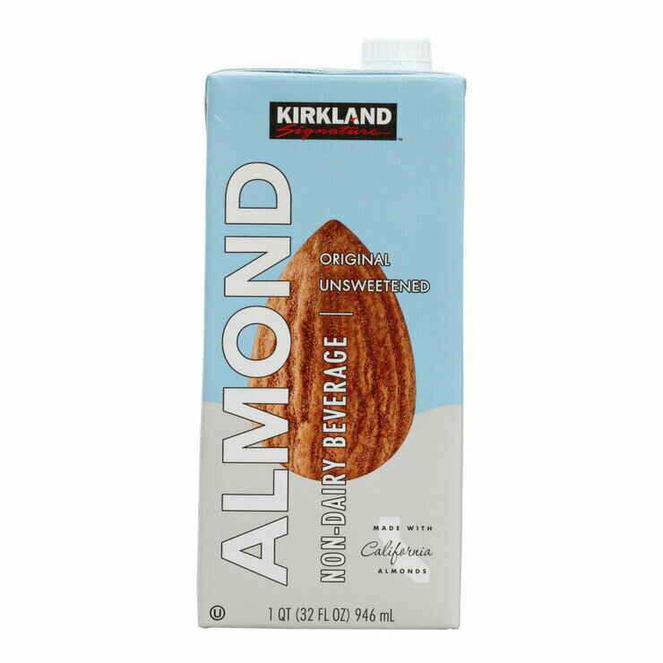 カークランドシグネチャー アーモンド飲料　無糖 946ml × 12本 - Kirkland Signature Unsweetened Almond Beverage 946ml × 12pack