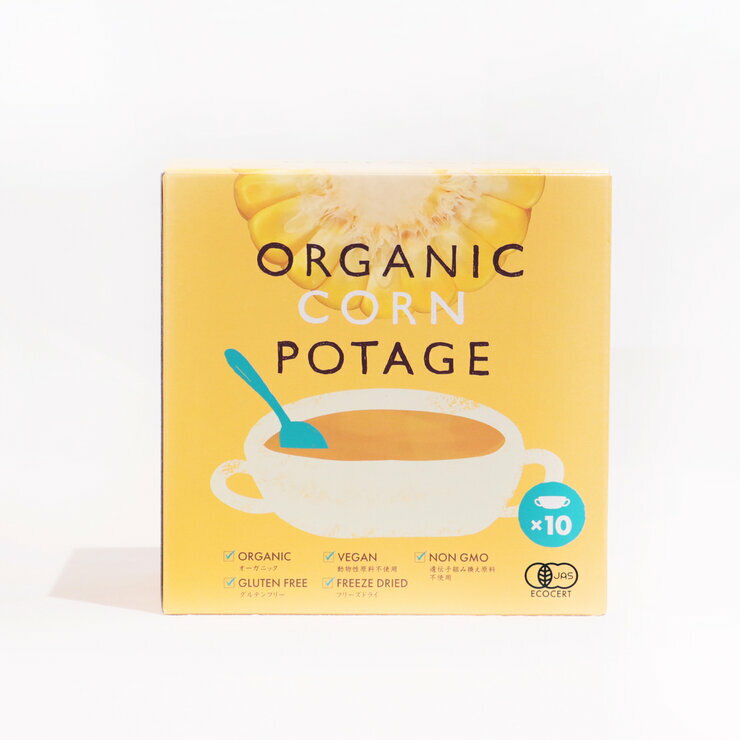 楽天コストホールストアコスモス食品 有機コーンポタージュ 10袋入り　Cosmos Foods Organic Corn Potage 10pc