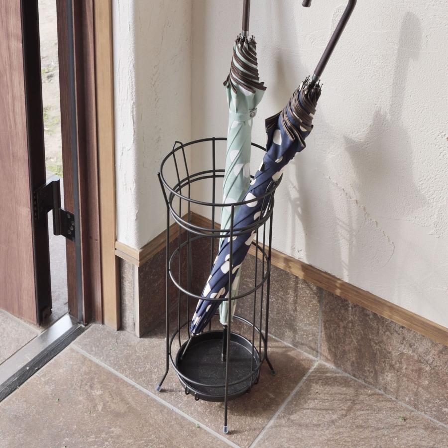 東谷 ( AZUMAYA ) スチール アンブレラスタンド AKB-437 / 2カラー ( アンティーク 傘立て 傘入れ 省ス..