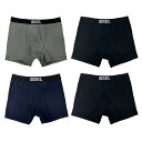 ディッキーズ ボクサーパンツ 4枚組 - Dickies Mens Boxer 4PK