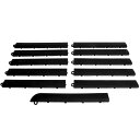 Moto Floor ガレージフロアマットエッジキット 10枚 + コーナーエッジ1枚 (オス) - Moto Floor Modular Garage Flo...