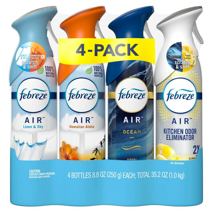 ファブリーズ エアーミックス バラエティ 250g x 4本 - Febreze Air 250 g x 4 Bottles