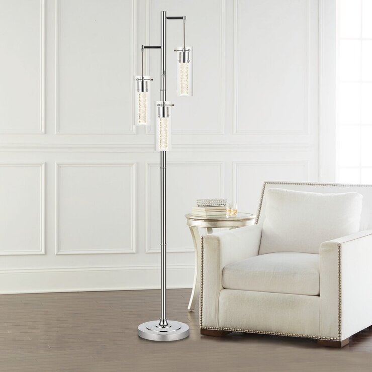 BRIDGEPORT DESIGNS シリンダーフロアランプ - BRIDGEPORT DESIGNS 3-LIGHT CYLINDER LAMP