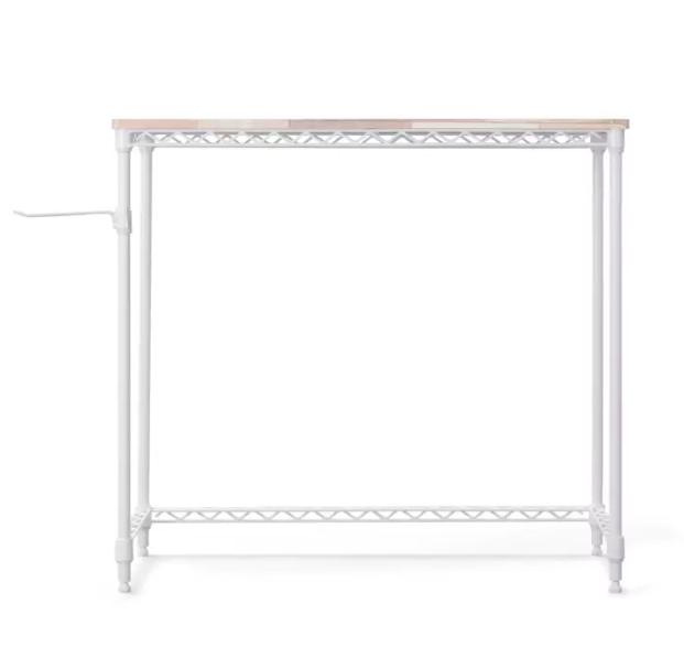 【1等100%ポイントバック! ※要エントリー】アイリスオーヤマ カラーメタルラック デスク W81 x D36 x H72 cm MM-D81361 - IRIS OHYAMA Color Metal Desk with Wood Board W81 x D36 x H72 cm MM-D81361 [2]