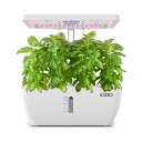 iDOO 水耕栽培キット 12株用 LEDライト付き IG302S アプリで遠隔操作対応 - iDOO 12 Pods Hydroponic Kit with LED Light IG302S App compatible