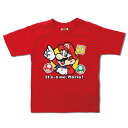 【1等100%ポイントバック! ※要エントリー】スーパーマリオ キッズ 半袖Tシャツ レッド - SUPER MARIO KIDS Short Sleeve T-shirt Red