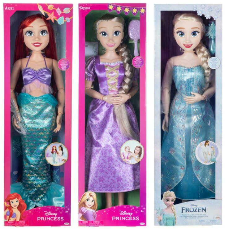 ディズニープリンセスとアナ雪エルサのプレイデートドール 約81cm - Disney Playdate Dolls 32inch