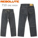 RESOLUTE (リゾルト) 710 ワンウォッシュ 66モデル ジーンズ [36～40inch] [710-94] (66model JEANS/日本製/林さん/デニム/パンツ)(710-0-94/710-2-94)