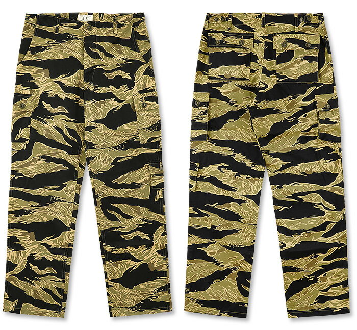 BUZZ RICKSON'S (バズリクソンズ) ゴールドタイガー ストライプ トラウザーズ ショートレングス [BR42502](軍パン ワークパンツ カーゴパンツ ミリタリー メンズ)