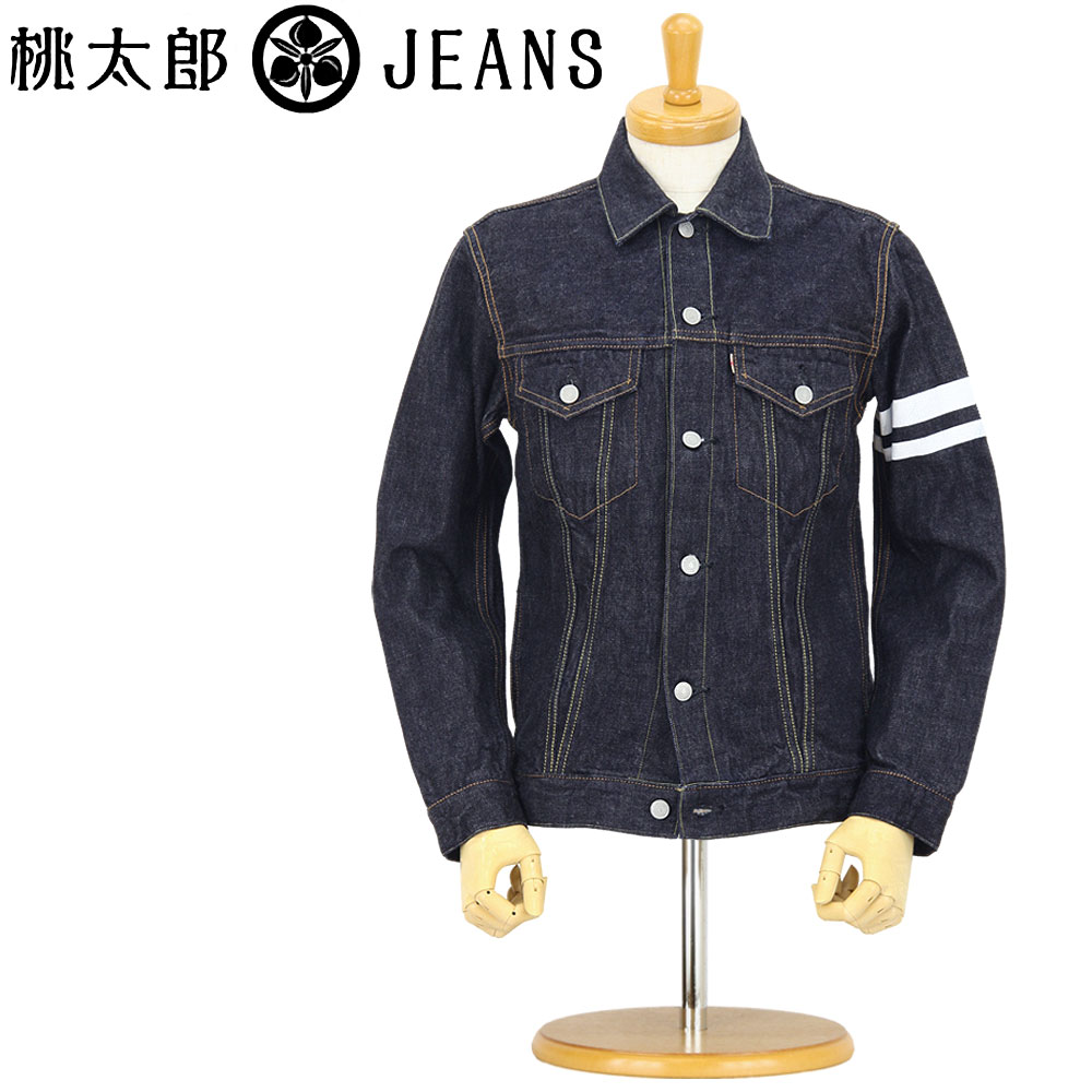 桃太郎ジーンズ ジャケット (MOMOTARO JEANS) 15.7oz 特濃デニム 「3rd Type」 ジージャン [3105SP] (ワンウォッシュ/日本製/Gジャン/デニムジャケット/アメカジ)