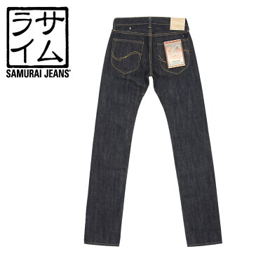 ■ SAMURAI JEANS（サムライ ジーンズ）股上浅め、細めのスリムストレート「倭(YAMATO)」15oz 倭魂セルビッチデニムジーンズS003JP（ノンウォッシュ）(日本製)